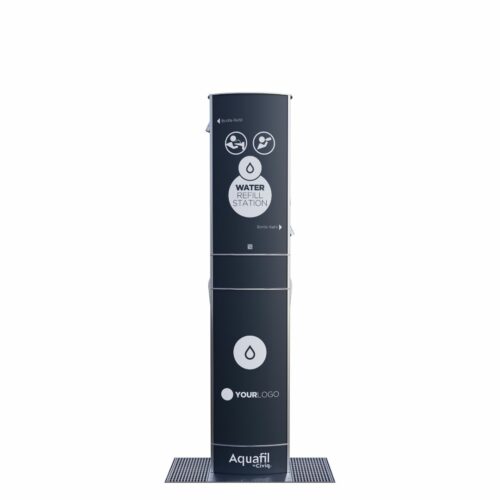 Aquafil Flexifountain 1500BF Drinking Water Fountain and Bottle Refilling Station Back View