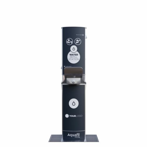 Aquafil Flexifountain 1500BF Drinking Water Fountain and Bottle Refilling Station Front View