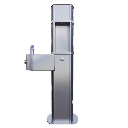 Aquafil Pulse Junior 1200BF Drinking Fountain and Bottle Refill Station Side View