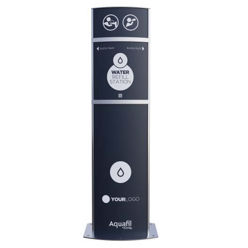 Aquafil Pulse Junior 1200BF Drinking Fountain and Bottle Refill Station Back View