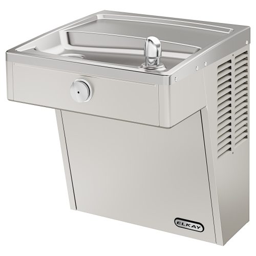 Elkay Wall Mounted Vandal-Resistant Drinking Fountain Left Side View