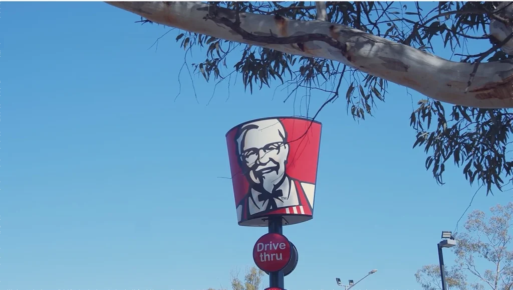 KFC Signage Bucket in Alice Springs Branch