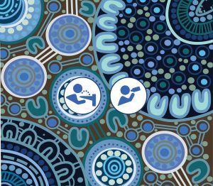 Saltwater and The Coastline Aboriginal Artwork Template