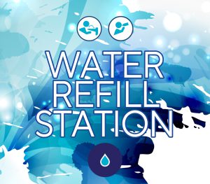 splash drinking water refill station artwork template