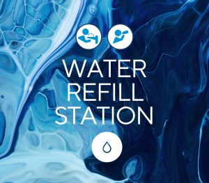 Waves Water Refill Station Artwork Template