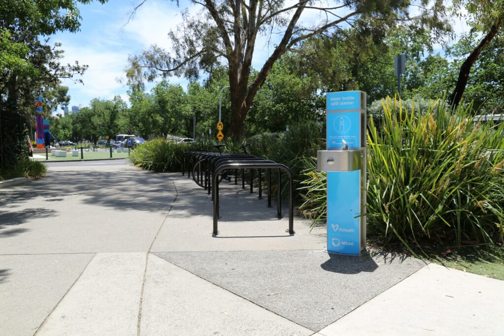 Aquafil Drinking Water Stations installed at Melbourne Sports and Aquatic Centre