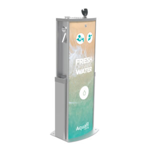 Aquafil Solo Drinking Water Station with Surf Artwork Template