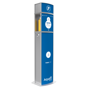 Aquafil Pulse Junior 1200B Drinking Fountain and Water Bottle Refilling Station in Basix Artwork Template