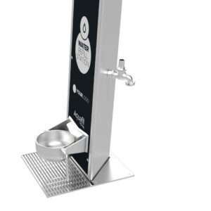 Aquafil Bold Drinking Water Station with Service Tap and Dog Bowl