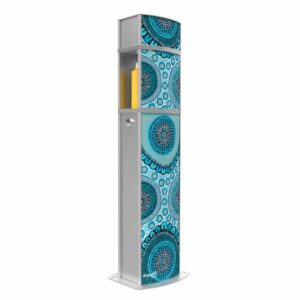 Aquafil Pulse 1400B Water Bottle Refilling Station for Schools with new Connection Aboriginal Artwork Template