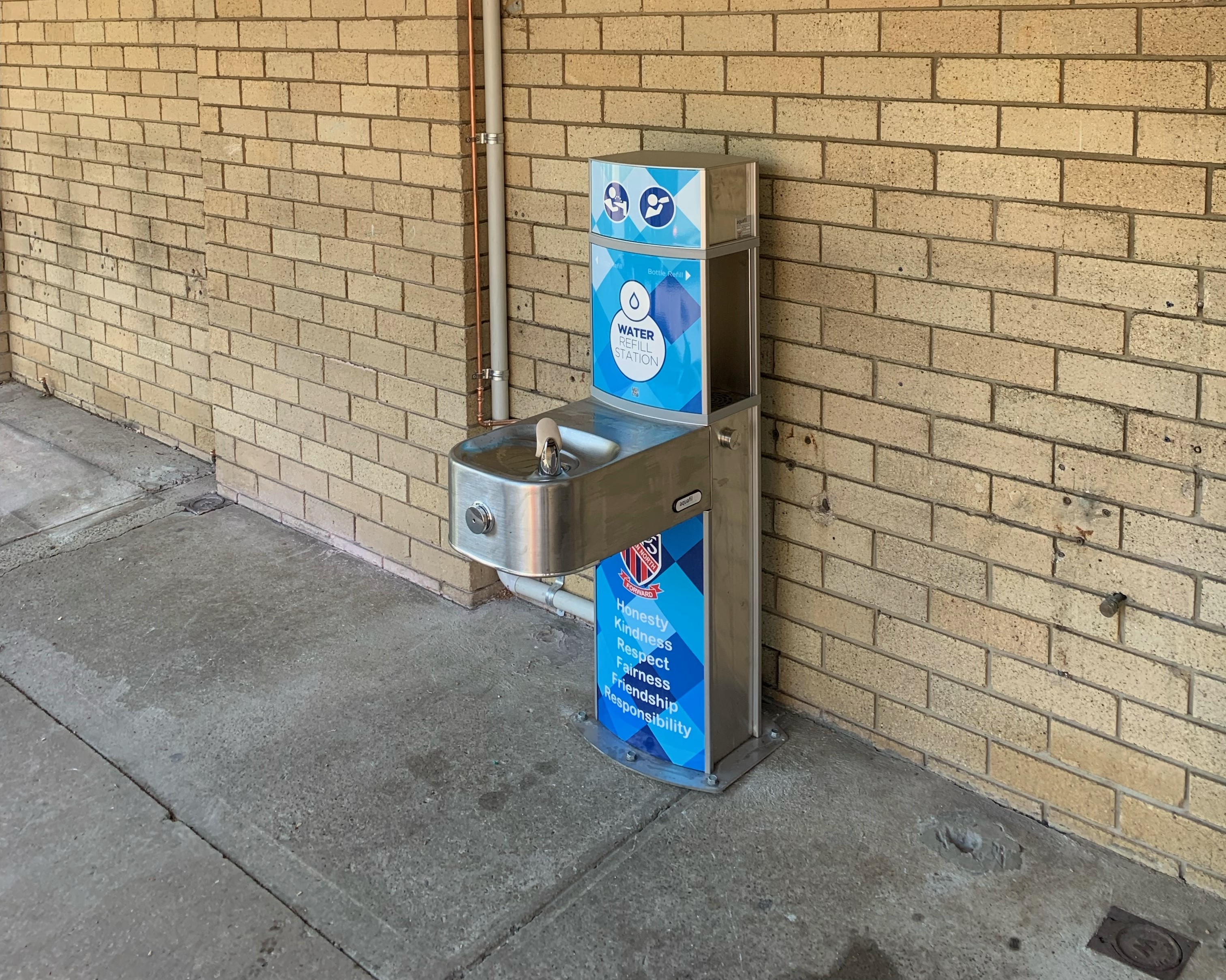 School Drinking Fountain MakeOver